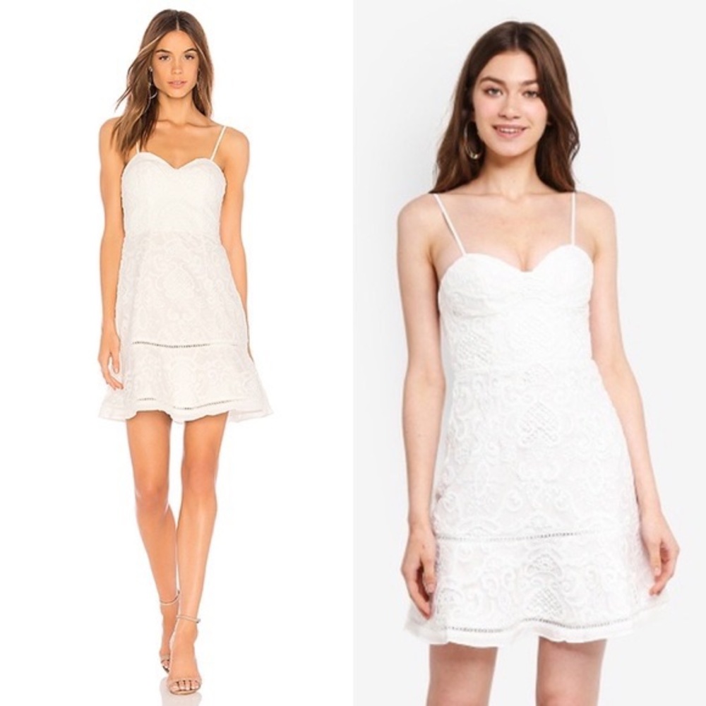 🆕 BARDOT Lilya Dress in Ivory - Picture 2 of 12